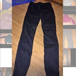 Black skinny jeans